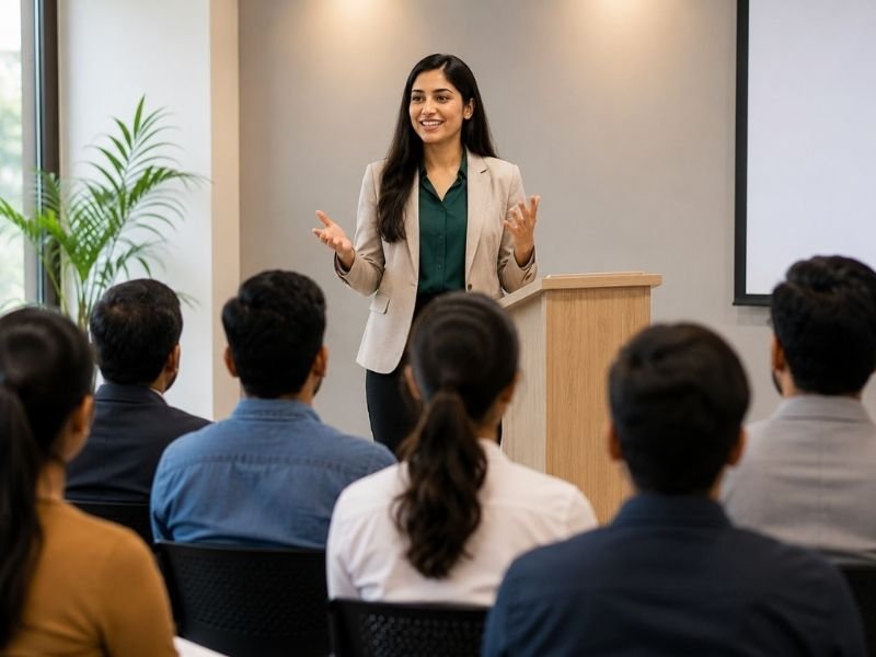 Public Speaking Classes in Janakpuri with live communication training