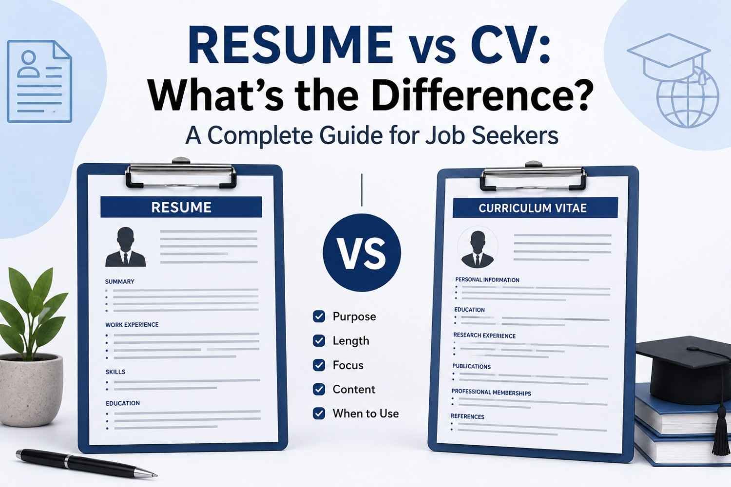Resume vs CV